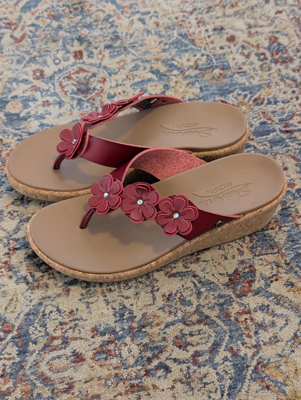 Womens Skechers Archfit Sandals